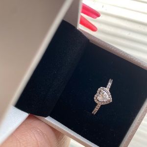 Pandora Elevated Heart Ring